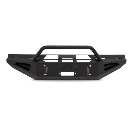 Fab Fours 05-07 F250/F350/F450/F550 RED STEEL FRONT W/ PRE-RUNNER GUARD BUMPER FS05-RS1262-1